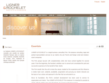 Tablet Screenshot of ligner-rochelet.com